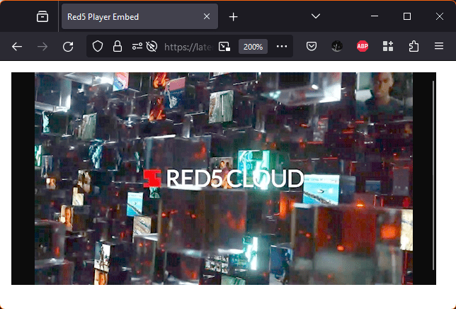Red5 Cloud Player