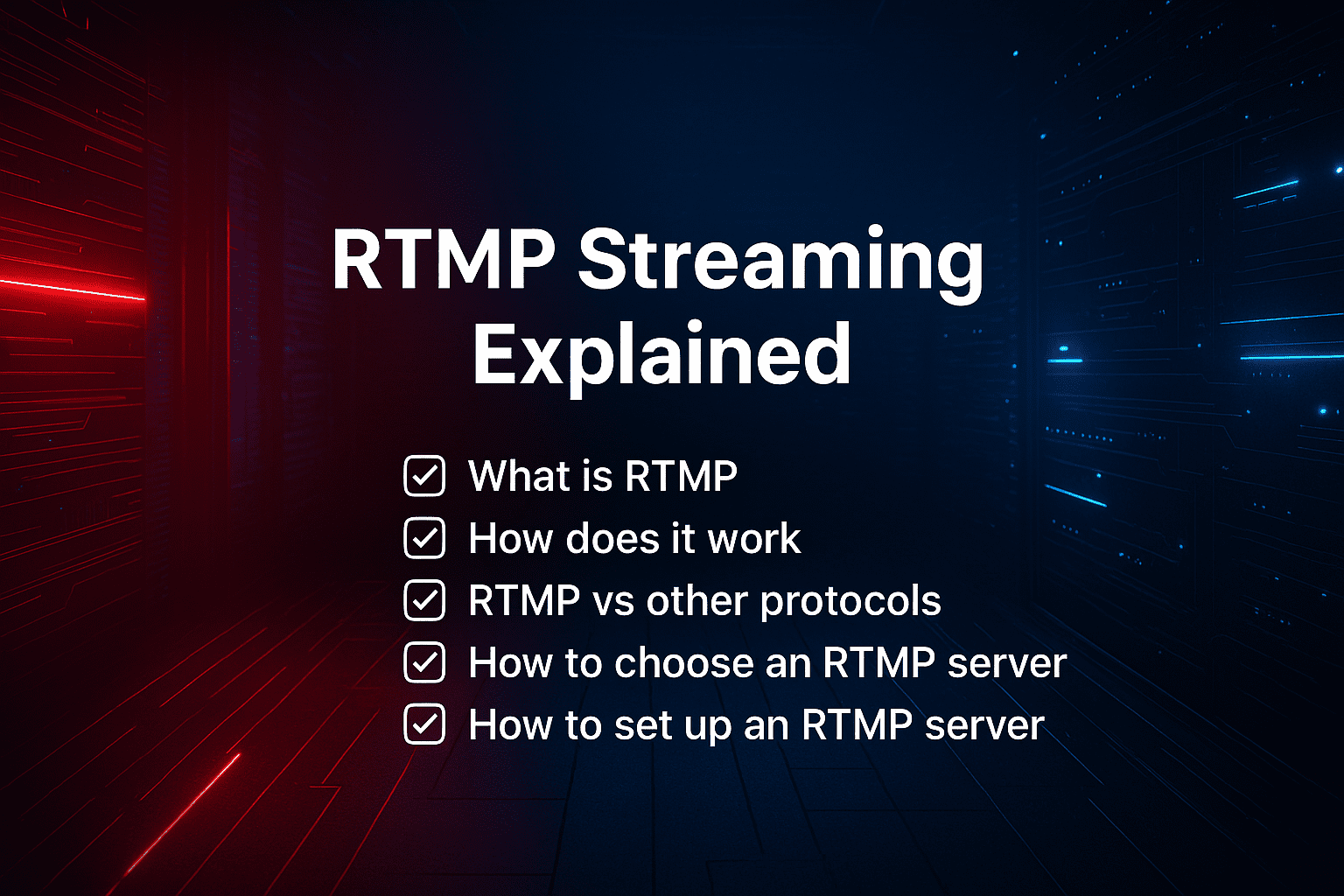 Cover for the RTMP Streaming Protocol Guide