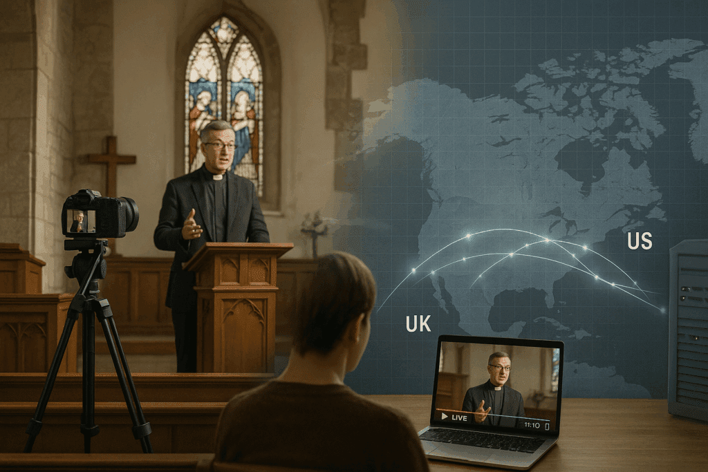 How distance between server and viewer affect streaming delay