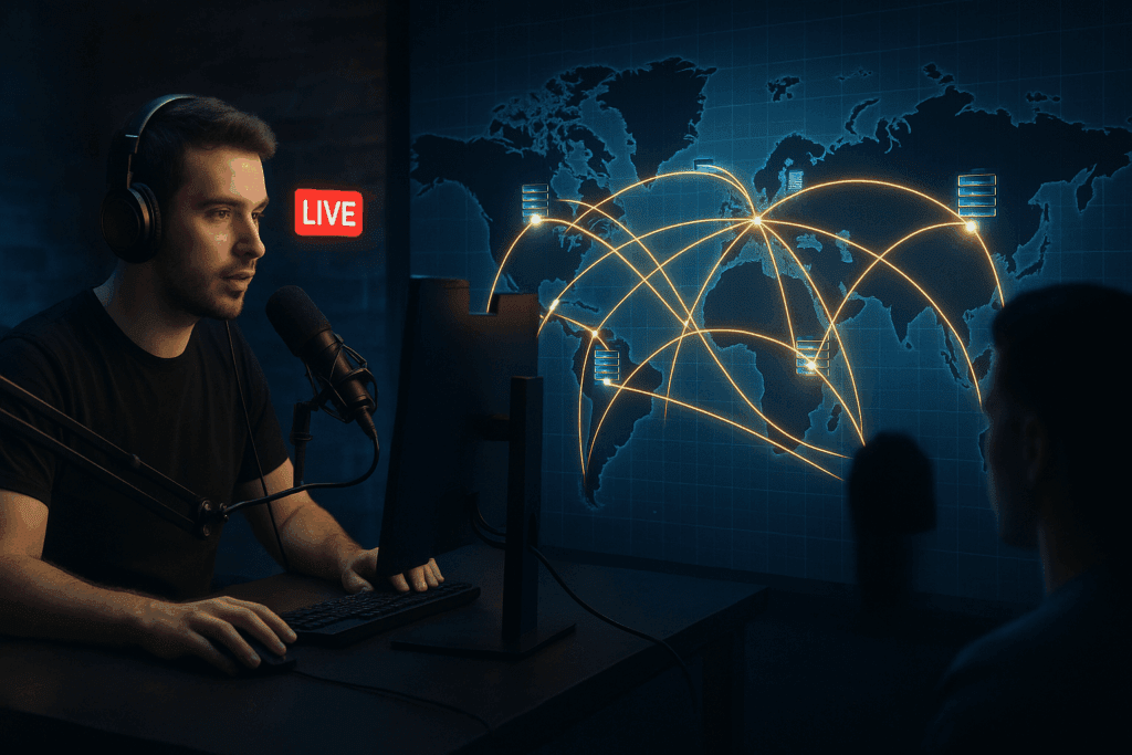 How network routing affect streaming delay